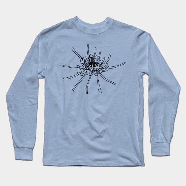 Chrysanthemum Long Sleeve T-Shirt by MarjolijndeWinter